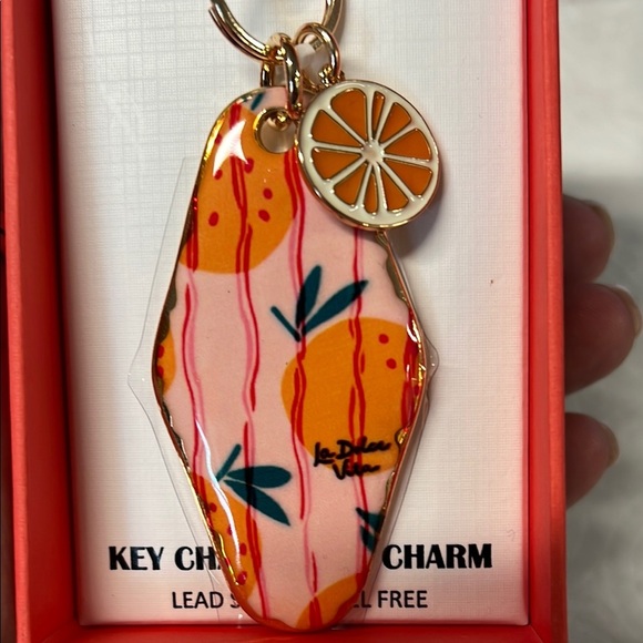Piper K | “La Dolce Vita” Orange Bag Charm - Picture 2 of 2